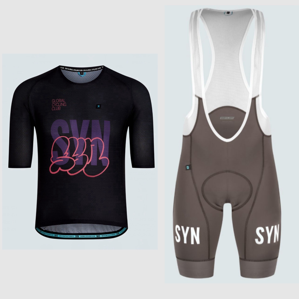 Cycling Gear Jersey - ผู้ชายการฝึกอบรม DESIGN LAB ZIPLESS JERSEY BUBBLE