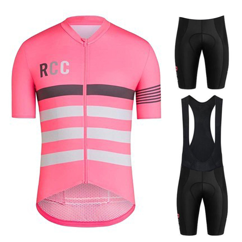 Cycling Gear Brands - สีชมพู RCC ชุดปั่นจักรยานแขนสั้นสำหรับชายชุดกีฬาจักรยานฤดูร้อนไมล็อต ซิกลิสโม ฮอมเบอร์จักรยานเสื้อผ้า 2026