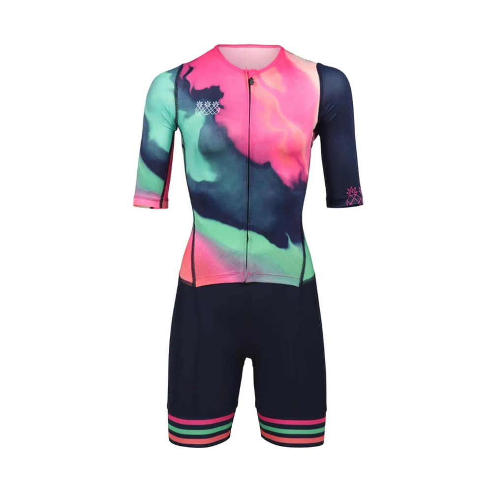 ชุดไตรกีฬาสำหรับผู้หญิงฤดูร้อน - Cycling Gear Jersey บทวิจารณ์และราคา