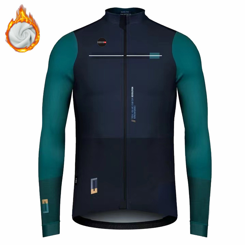ฤดูหนาวขี่จักรยานผู้ชายแขนยาว  - Cycling Gear Jersey บทวิจารณ์และราคา